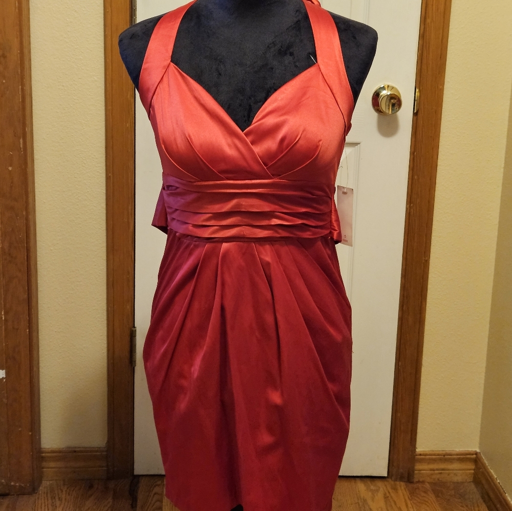 Red Homecoming Semi-Formal Dress Size 5